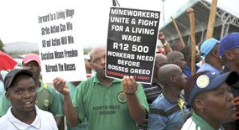 South Africa struggles continue in platinum mines