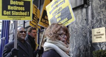 Protesters tell looters for 1%: ‘Detroit is NOT for sale’