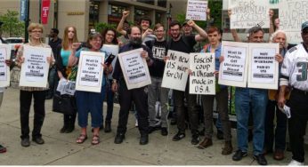 Philadelphia protest demands U.S. out of Ukraine