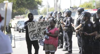Stockton, Calif., police arrest James Rivera’s father during peaceful march