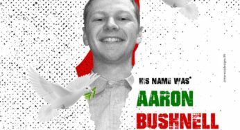 for Aaron Bushnell who just died after self immolation for Gaza