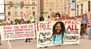 Birthday events in Philadelphia say:  Let Mumia OUT