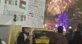 Boston Coalition for Palestine tells ‘First Night’ ‘No celebration during genocide!’