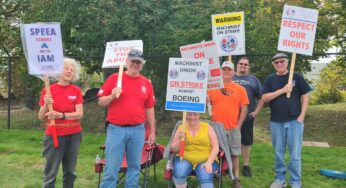Portland Boeing strikers are determined to win