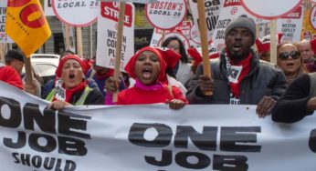 Striking Boston hotel workers stay strong