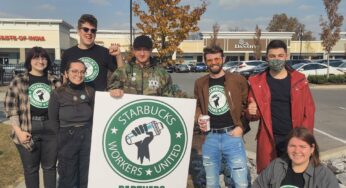 Obreros de Starbucks luchan contra ruptura de sindicato
