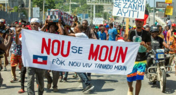 No U.S./U.N.-backed military intervention in Haiti