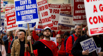 CUNY union holds ‘Shout Out’ for a strong contract