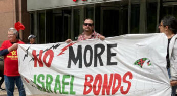 May Day hits bank for investment in genocide