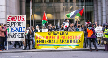 Youth lead protest supporting Palestinian resistance