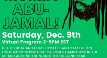 Dec. 9: Free Mumia Abu-Jamal!