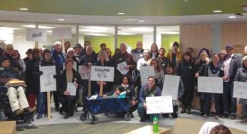 Wayne State teachers protest mass firings