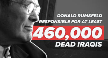 War criminal! Lessons from the life of Donald Rumsfeld