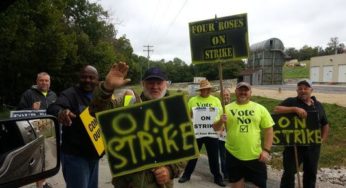 On the picket line