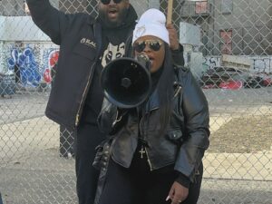 Harlem rally, Jan. 28.WW PHOTO: Richie Merino