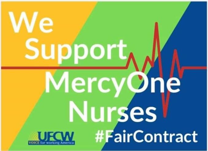 Iowa nurses win fair contract at MercyOne hospital