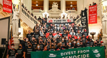 Protests in Pennsylvania’s capitol: ‘Divest from genocide, invest in PA!’
