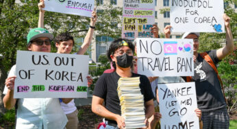 Activists demand Biden and Congress end war on Korea