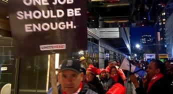Striking hotel workers fight BlackRock