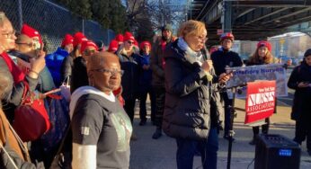 Midwives protest firings at NY Presbyterian Hospital