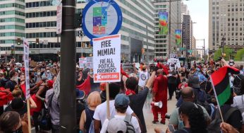 Protesters say: ‘Free Mumia!’ in Philadelphia on July 4