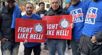 Postal workers say “Hell NO!” – the U.S. mail is not for sale