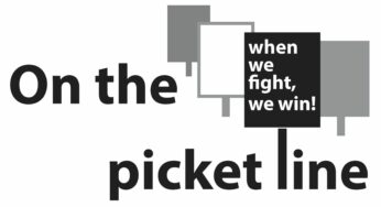 On the picket line