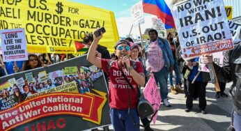 ‘Feed the people, not the U.S. war machine!’