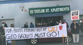 Rally demands: ‘Prison profiteers out of California!’