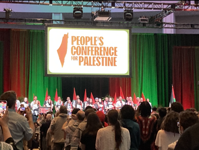 Thousands attend conference to build solidarity with Palestine