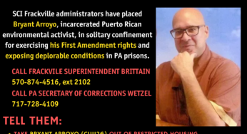 PA DOC: Stop persecuting Bryant Arroyo for exercising free speech!