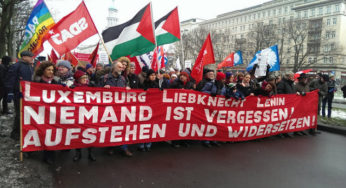 In the spirit of Rosa and Karl, thousands march against war and capitalism in Berlin