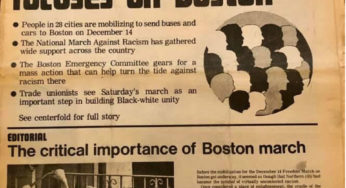 Historic 1974 Boston March Against Racism commemorated