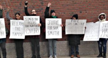 Supporters demand ‘Justice for Sam Smith!’