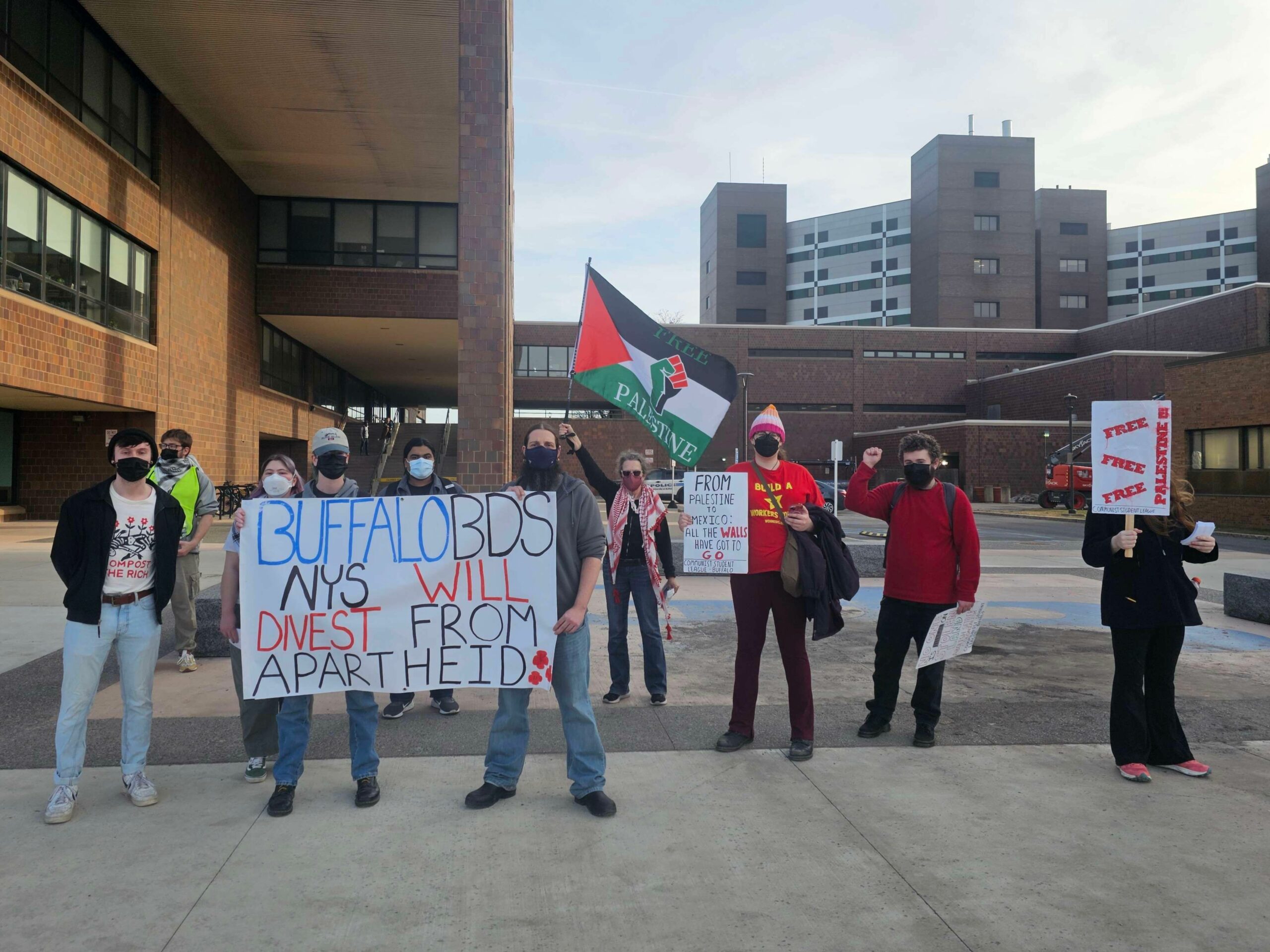 Teach-in, march protest university’s role in genocide