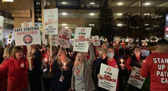 On the picket line
