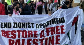 Bronx protesters chant: ‘Same struggle, same fight! Gaza and the Bronx unite!’ 