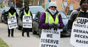 Canadian and U.S. postal workers demand a just contract