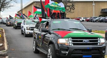 Mobile protest vs. Israeli genocide 
