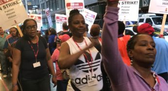 On the picket line