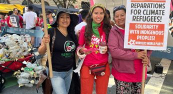 Mass march targets Biden for an ‘End to fossil fuels’