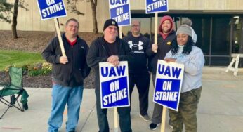 At John Deere, strike weapon works