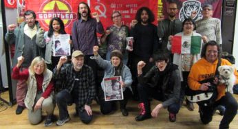 Film showing builds solidarity with Anti-fascist Caravan to Donbass
