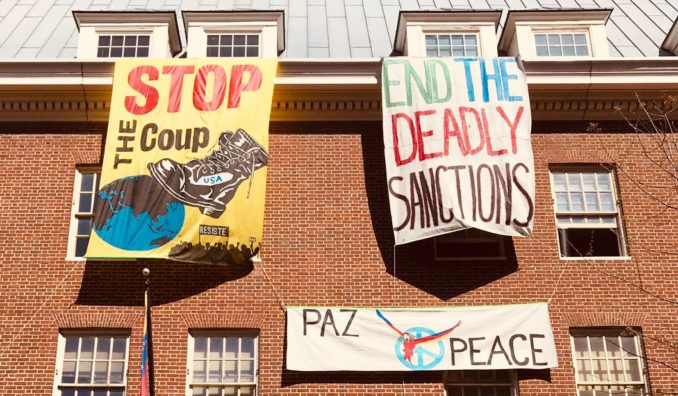 U.S. persecutes defenders of Venezuelan Embassy