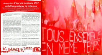 A call to deepen class struggle in France