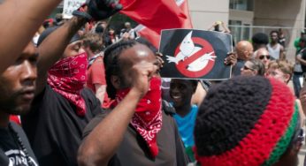 Anti-racists drown out the Klan in Dayton, Ohio
