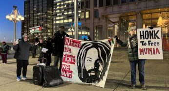 Mumia solidarity actions denounce 42 years of unjust incarceration