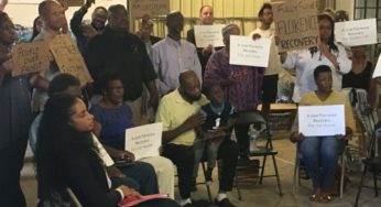 Black activists demand justice in aftermath of Hurricane Florence
