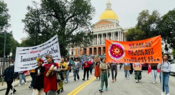 Boston march for Indigenous Peoples Day