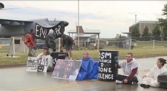 Activists arrested in Iowa protesting U.S. drone deaths